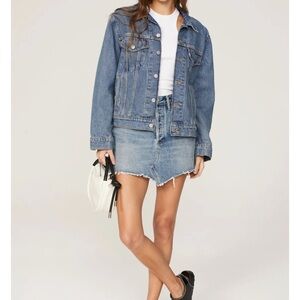 Agolde Parker Angled Hem Skirt - 29